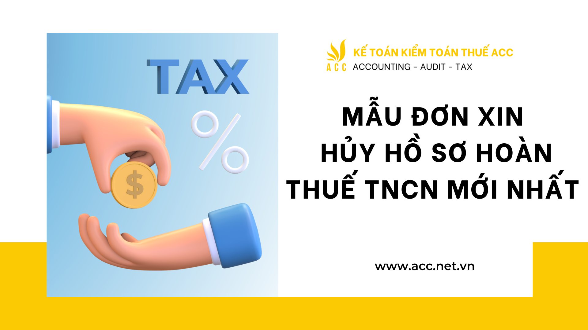 Mẫu đơn xin hủy hồ sơ hoàn thuế TNCN mới nhất