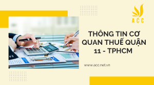 Thông tin về cơ quan thuế Quận 11 - TPHCM