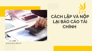 Cách lập và nộp lại báo cáo tài chính 