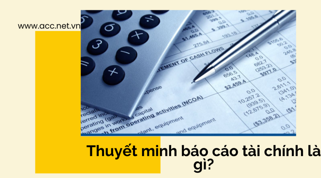 Thuyết minh báo cáo tài chính là gì?