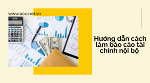 Hướng dẫn cách làm báo cáo tài chính nội bộ 