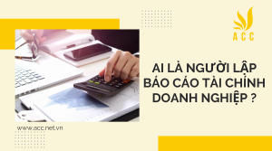 Ai là người lập báo cáo tài chính ?