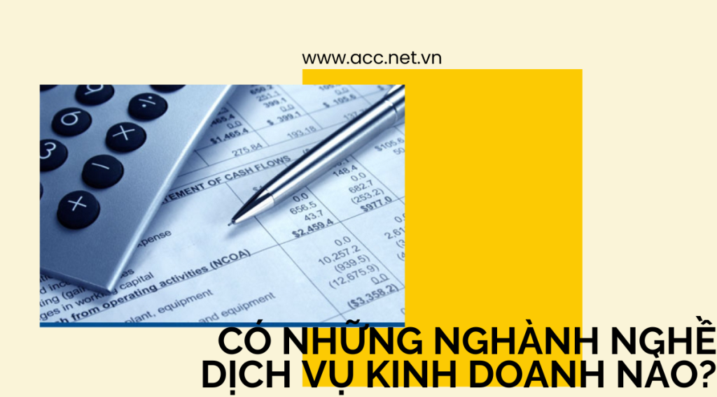 Có những ngành nghề dịch vụ kinh doanh nào?