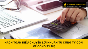 Hạch toán điều chuyển lợi nhuận từ công ty con về công ty mẹ