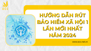 Hướng dẫn rút bảo hiểm xã hội 1 lần mới nhất năm 2024