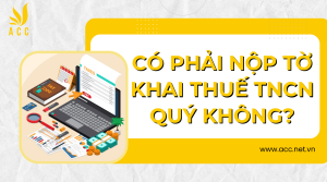 Có phải nộp tờ khai thuế tncn quý không