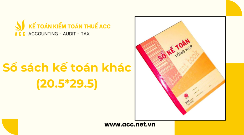 Sổ sách kế toán khác (20.529.5)