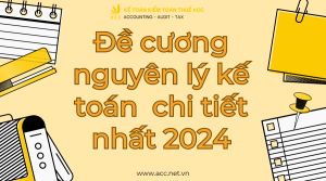 Đề cương nguyên lý kế toán