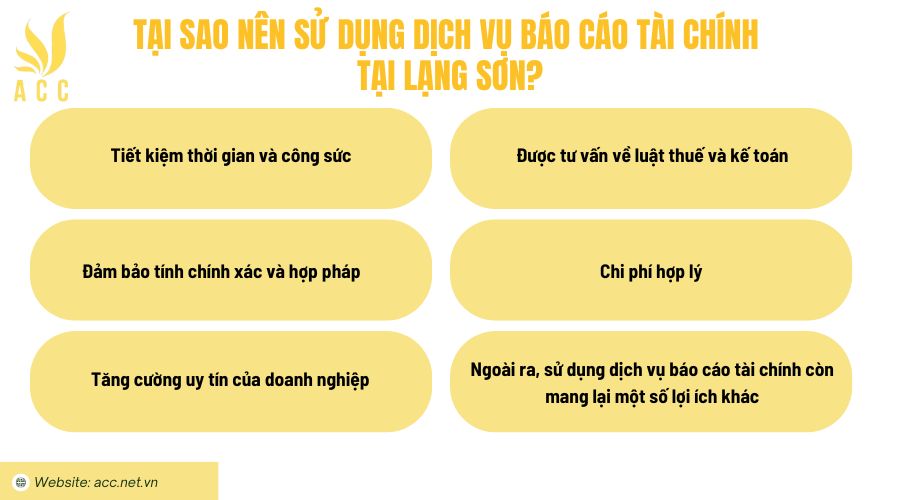 Tại sao nên sử dụng dịch vụ báo cáo tài chính tại Lạng Sơn