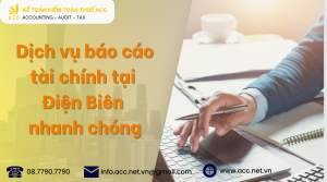 Dịch vụ báo cáo tài chính tại Điện Biên