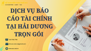 dịch vụ báo cáo tài chính tại Hải Dương