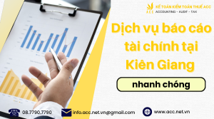 Dịch vụ báo cáo tài chính tại Kiên Giang