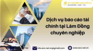 Dịch vụ báo cáo tài chính tại Lâm Đồng