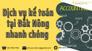 Dịch vụ kế toán tại Đắk Nông