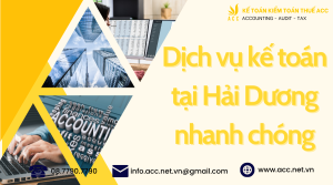 Dịch vụ kế toán tại Hải Dương