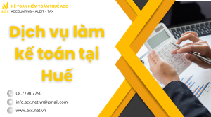 Dịch vụ kế toán tại Huế