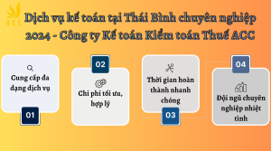 Dịch vụ kế toán tại Thái Bình