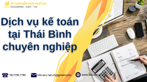 Dịch vụ kế toán tại Thái Bình