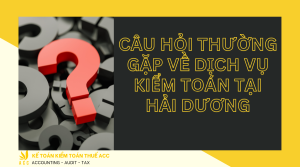 Dịch vụ kiểm toán tại Hải Dương