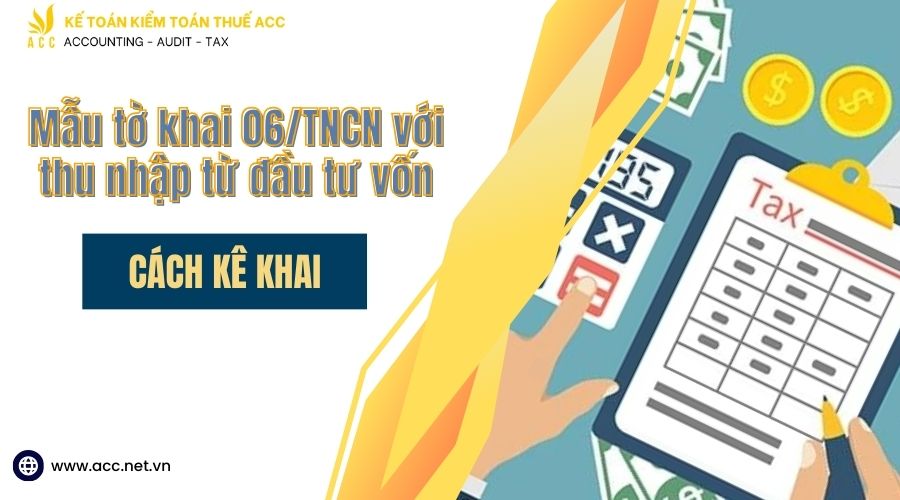 Hướng dẫn kê khai tờ khai 06/TNCN theo Thông tư 80