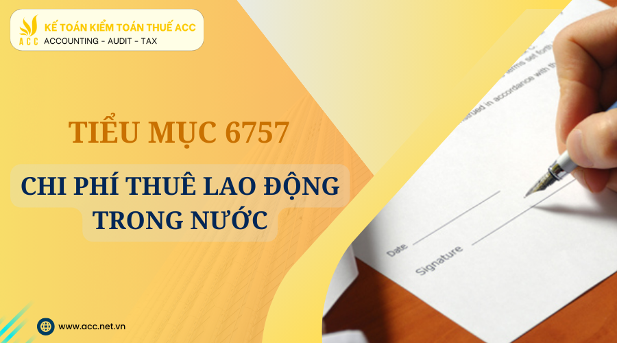 Tiểu mục 6757 là gì?