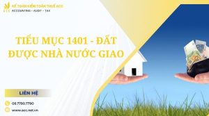 Tiểu mục 1401 - Đất được nhà nước giao