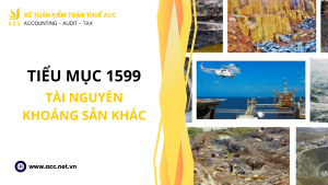 Tiểu mục 1599 - Tài nguyên khoáng sản khác