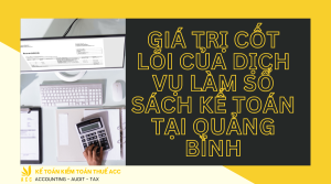 dịch vụ làm sổ sách kế toán tại Quảng Bình