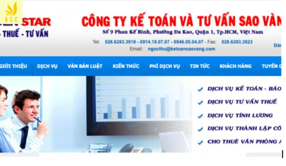 Công ty TNHH Kế toán và Tư vấn Sao Vàng