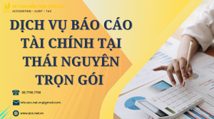 Dịch vụ báo cáo tài chính tại Thái Nguyên