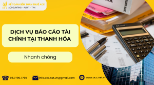 Dịch vụ báo cáo tài chính tại Thanh Hoá