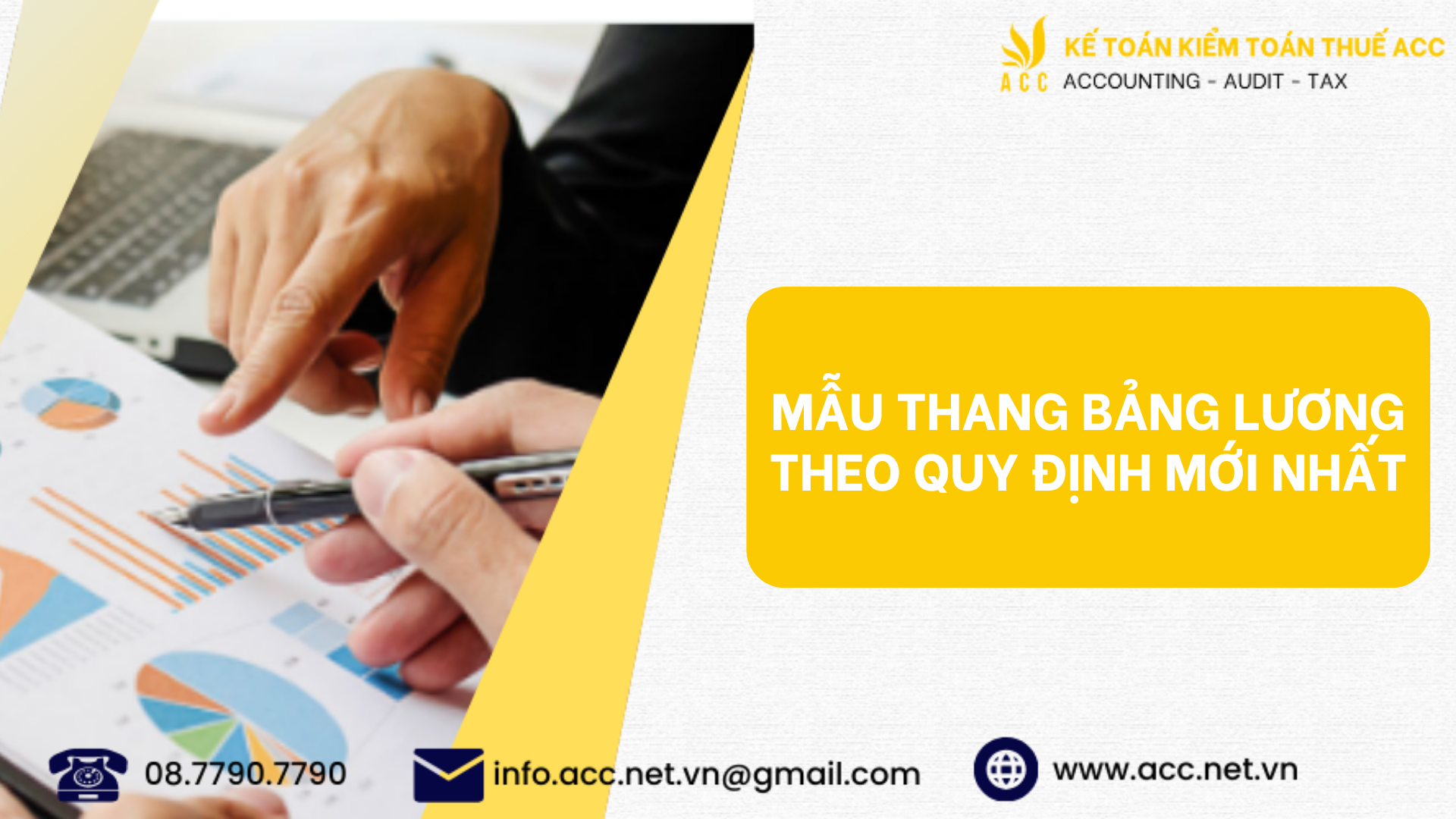 Mẫu thang bảng lương theo quy định mới nhất