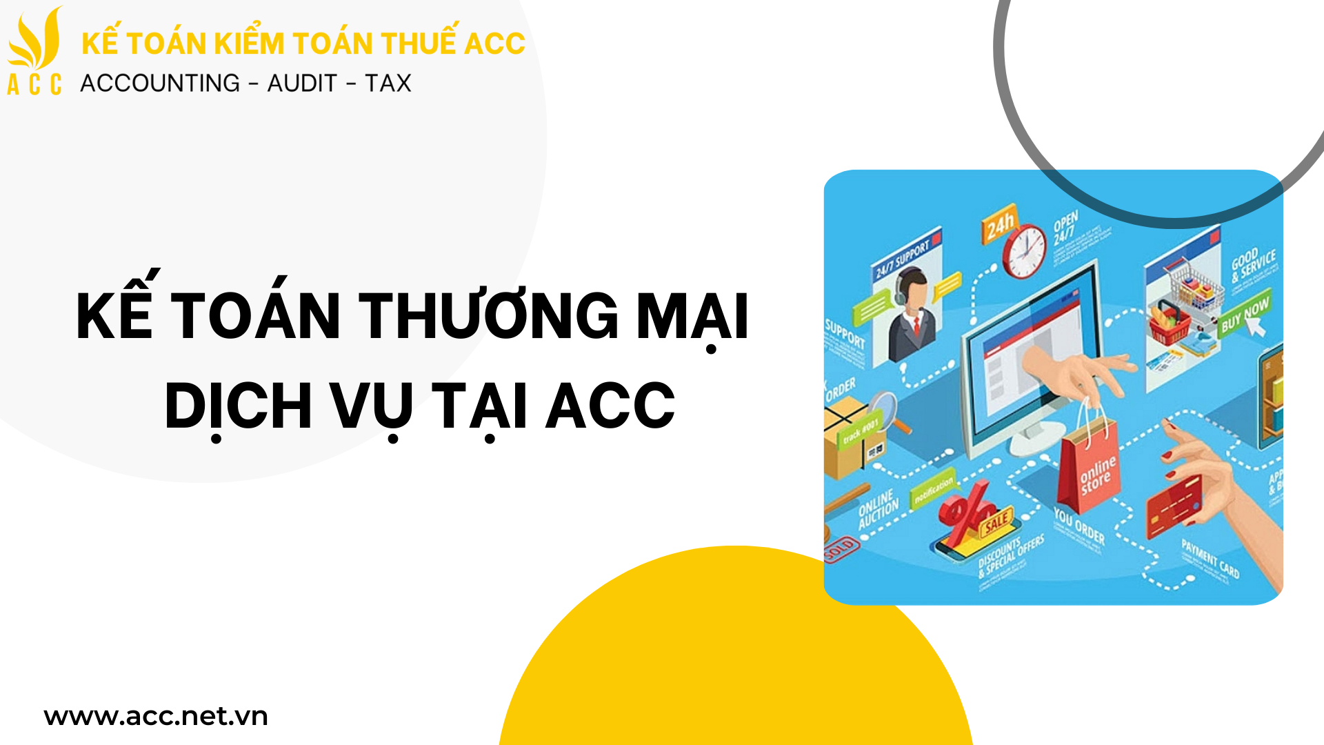 Kế toán thương mại dịch vụ tại ACC