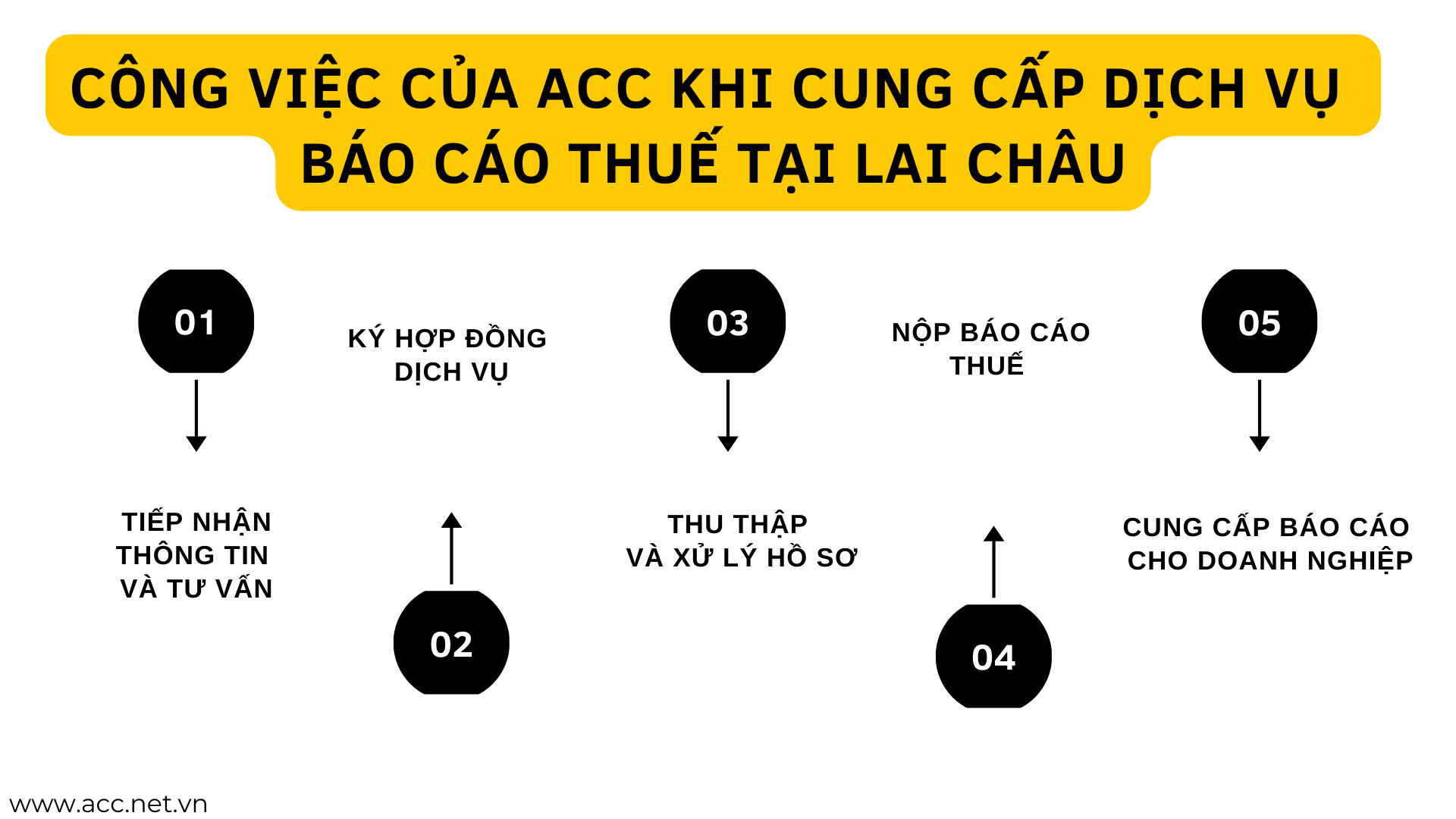 Công việc của ACC khi cung cấp dịch vụ báo cáo thuế tại Lai Châu