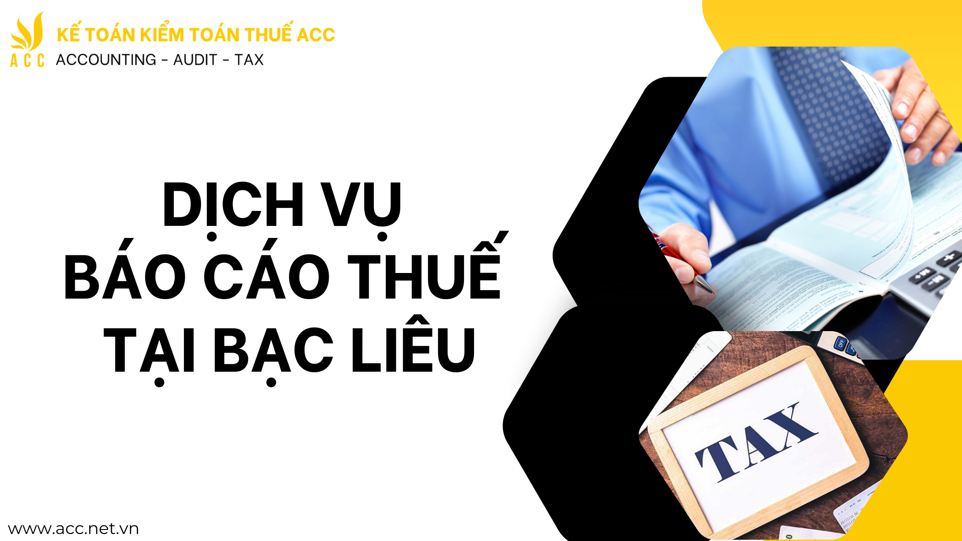 Dịch vụ báo cáo thuế tại Bạc Liêu