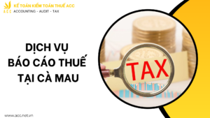 Dịch vụ báo cáo thuế tại Cà Mau