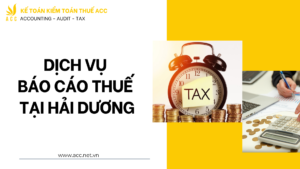 Dịch vụ báo cáo thuế tại Hải Dương