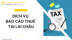 Dịch vụ báo cáo thuế tại Lai Châu