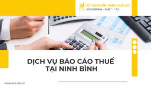 Dịch vụ báo cáo thuế tại Ninh Bình