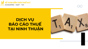 Dịch vụ báo cáo thuế tại Ninh Thuận