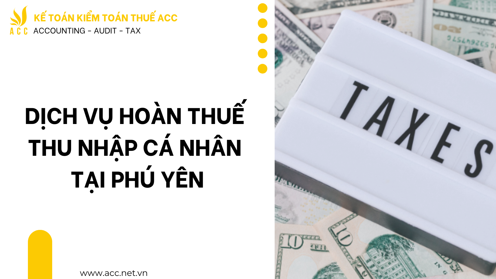 Dịch vụ hoàn thuế thu nhập cá nhân tại Phú Yên