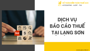 Dịch vụ báo cáo thuế tại Lạng Sơn