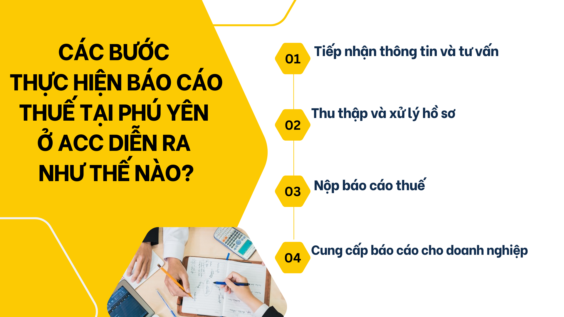 Các bước thực hiện báo cáo thuế tại Phú Yên ở ACC diễn ra như thế nào