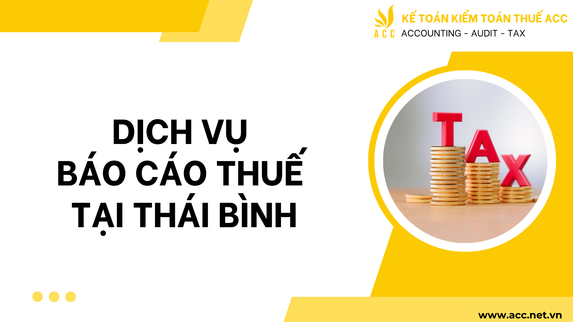 Dịch vụ báo cáo thuế tại Thái Bình