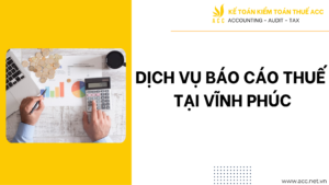 Dịch vụ báo cáo thuế tại Vĩnh Phúc