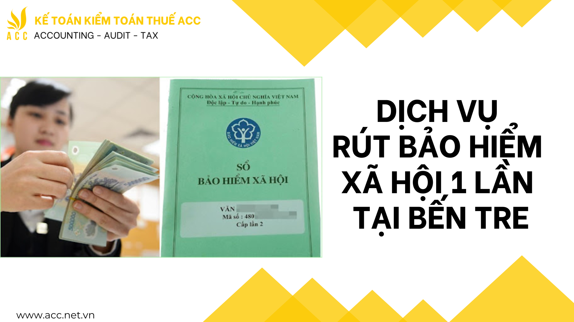 Dịch vụ rút bảo hiểm xã hội 1 lần tại Bến Tre