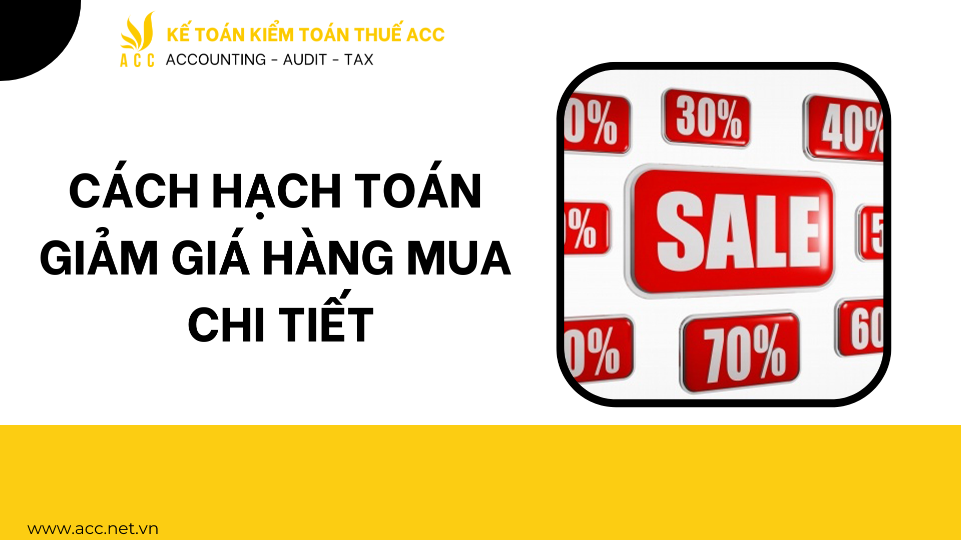 Cách hạch toán giảm giá hàng mua chi tiết