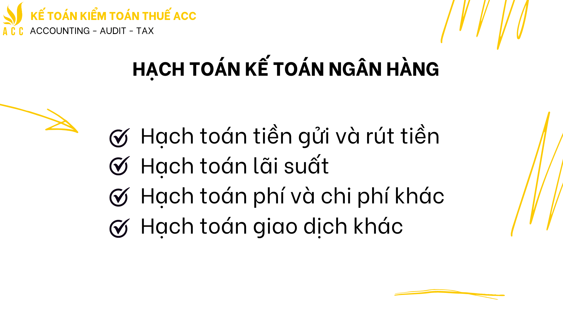 Hạch toán kế toán ngân hàng