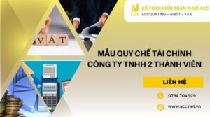 Mẫu quy chế tài chính công ty TNHH 2 thành viên