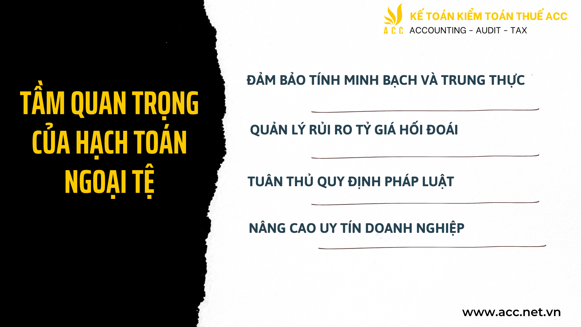 Tầm quan trọng của hạch toán ngoại tệ